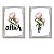 Kit 5 Placas MDF Floral Rosé Amor Alegria Fé Família A4 - Imagem 6