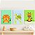 Placas MDF Infantil Safari Leão Tartaruga Girafa Parede A4 - Imagem 4