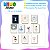 Kit 10 Placas MDF Infantil Sonhos e Magia Parede Moderna A4 - Imagem 3