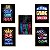 Kit 5 Placas MDF Universo Gamer 28,7x22cm Parede Moderna - Imagem 1