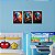 Kit 3 Placas MDF Velocidade Azul Herói Game Parede Moderna - Imagem 3