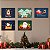 Kit 5 Placas Decorativas Natal Renas Papai Noel A4 MDF - Imagem 3