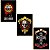 Kit 3 Placas MDF Guns N’ Roses Caveira Rosas Cruz Decor Rock - Imagem 1