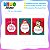 Kit 3 Placas MDF Natal Noel Boneco Neve Bolinha Decor A4 - Imagem 2