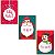 Kit 3 Placas MDF Natal Noel Boneco Neve Bolinha Decor A4 - Imagem 1