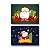 Kit 2 Placas MDF Natal Papai Noel Presentes Decorativas - Imagem 1