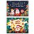 Kit 2 Placas MDF Natal Papai Noel Coloridas Decoração A4 - Imagem 1