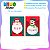 Kit 2 Placas MDF Natal Papai Noel e Boneco de Neve Decor A4 - Imagem 2