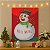 Placa MDF Natal Boneco de Neve Feliz Natal Decoração A4 - Imagem 3
