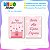 Kit 2 Placas MDF Infantil Bem-Vinda Rosa Quarto Menina A4 - Imagem 2