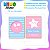 Kit 2 Placas MDF Infantil Bem-Vinda Rosa Azul Quarto Tam A4 - Imagem 2