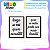 Kit 2 Placas MDF Frases Motivacionais Preto Cinza A4 Decor - Imagem 2