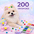 Kit 200 Pompom Adesivo Cão Pet Banho Tosa - Cola Incluída - Imagem 2