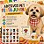 kit 300 Adesivos Festa Junina Cão Pet Shop Banho Tosa - Imagem 3
