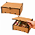 Kit 10 Caixas de Costura MDF Cru 3mm com Tampa Abre e Fecha - Imagem 1