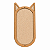 Arranhador de Gato MDF 53cm - Pet Shop Bem-estar Felino - Imagem 1