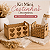 Kit 10 Cestinhas MDF Cru com Detalhes de Coração - Imagem 2