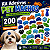 200 Adesivos EVA Cão Pet Shop Banho Tosa Coleção MACHOS - Imagem 2