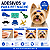100 Adesivos Cão Macho - Banho Tosa Pet Shop Coleção - Imagem 3