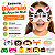 10 Máscaras Arca de Noé - Personagem Infantil Lembrancinha - Imagem 6