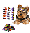 50 Adesivos Tic Tac Halloween EVA Pet Shop Cão Banho e Tosa - Imagem 1