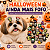50 Adesivos EVA Medo Halloween Pet Shop Cão Banho e Tosa - Imagem 6