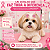 200 Adesivos EVA Outubro Rosa Apoio Pet Shop Cães Banho Tosa - Imagem 4