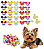 200 Adesivo Mickey Para Pets EVA Impresso Banho e Tosa - Imagem 1