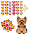 100 Adesivos Super Mickey Para Pets EVA Impresso Banho e Tosa - Imagem 1