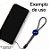 Cordinha de pulso para celular com regulagem - Imagem 3