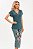 14253 - Pijama capri em microfibra amni e supermicro com renda - Imagem 2
