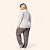 10900023 - Pijama de calça e manga longa plus size - Imagem 2