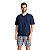 Pijama masculino shorts xadrez e blusa marinho 12270008 - Imagem 1