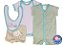 Conjunto Premium Verde (Kit 4 peças): Body + Short + Macacão + Babador - Imagem 1