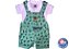 Conjunto Jardineira Menino Retrô e Body Polo Manga Curta - Imagem 1