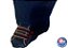 Saída Maternidade Jeans Luxo 5 peças: Calça Jeans, Body Executivo, Colete, Gravata borboleta e Manta - Imagem 8