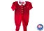 Saída Maternidade Menina Vermelha Sofisticada Plush Tricot 2 peças - Imagem 3