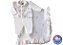 Saída Maternidade Menina Off White Charmosa Plush 3 peças - Imagem 1