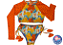 Conjunto UV50+: Cropped + Calcinha com laço - Imagem 2