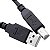 CABO PARA IMPRESSORA USB AB 1.5M - PRETO(WUSB/AB15M.) - Imagem 1