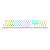 TECLADO MECANICO GAMER REDRAGON MITRA RGB BRANCO SWITCH VERMELHO (K551W RGB PT RED) - Imagem 1