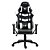 CADEIRA GAMER DN3 GIRATORIA PRETO/BRANCO(DN003/WH) - Imagem 1