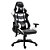 CADEIRA GAMER DN3 GIRATORIA PRETO/BRANCO(DN003/WH) - Imagem 5