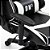 CADEIRA GAMER DN3 GIRATORIA PRETO/BRANCO(DN003/WH) - Imagem 4