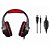 HEADSET GAMER WARRIOR RAMA USB+P3+P2 RED LED PH219 MULTILASER - Imagem 4