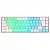 Teclado Gamer Mecânico Redragon Castor Pro, Wireless, Bluetooth, Switch Gentle Mine, ABNT2, 65%, Branco E Menta, K631RGB-PRO-GW (PT-GENTLE LIME) - Imagem 1