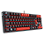 Teclado Mecanico Gamer Flamengo Nation LED Vermelho E Preto Switch Brown Redragon FL576 - Imagem 5