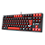 Teclado Mecanico Gamer Flamengo Nation LED Vermelho E Preto Switch Brown Redragon FL576 - Imagem 8