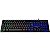 TECLADO GAMER MEMBRANA KALKAN HATI PRETO ABNT2 RAINBOW KLK00012 - Imagem 1