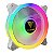 KIT COOLER FAN GAMDIAS C/ 4 FANS RGB AEOLUS M2-1204R-WH BRANCO - Imagem 2